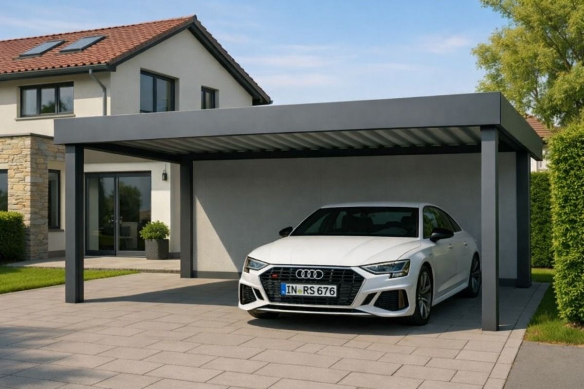 X-PORT – ocelový carport nové generace