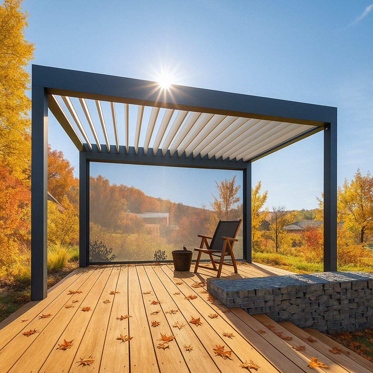 Bioklimatická pergola SKYLINE
