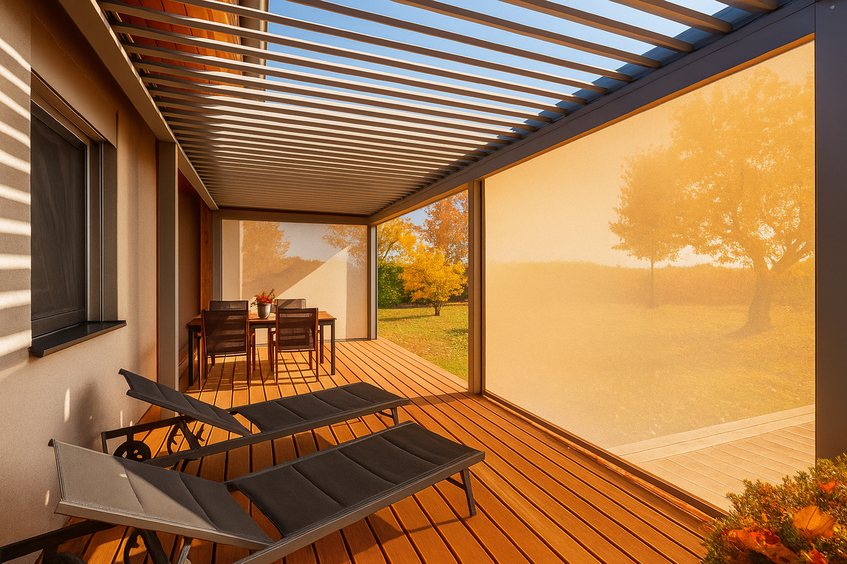 Bioklimatická pergola SKYLINE