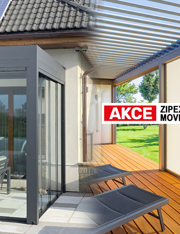 Rolety a bezrámové zasklení v akci